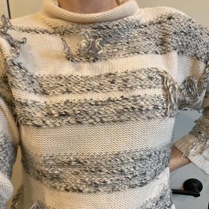 Lou & Grey Deconstructed Stripe Sweater Cozy